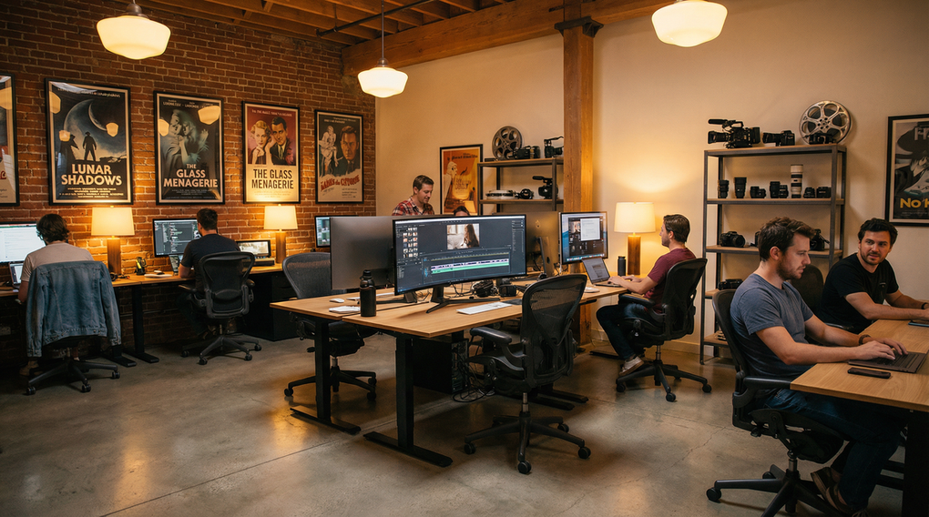 芒果视频官网影视传媒公司办公环境